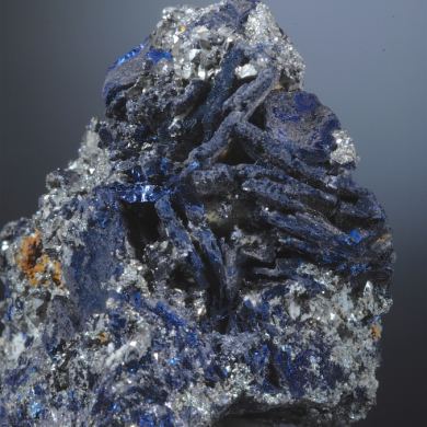 Covellite with Pyrite