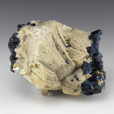 Whiteite with Lazulite, Quartz