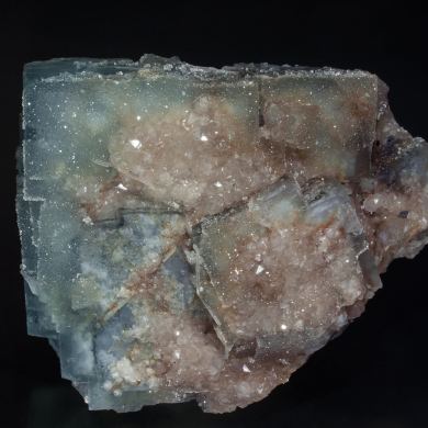 Fluorite with Quartz