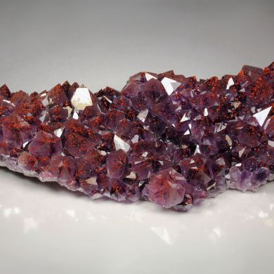QUARTZ var. AMETHYST with HEMATITE inclusions
