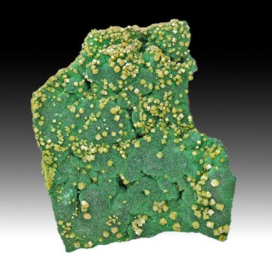 Pyromorphite with Malachite