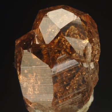 Grossular gem grade with included Clinochlore