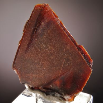 Rhodochrosite (large single crystal, unsual habit)