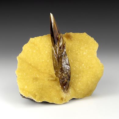 Barite with Calcite