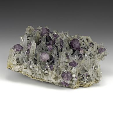 Fluorite with Quartz