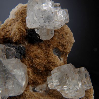 Fluorite on Dolomite with Chalcopyrite