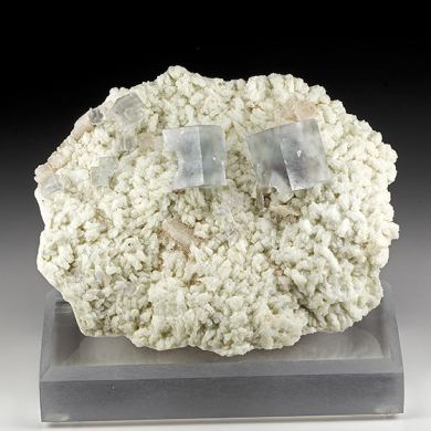 Fluorite with Microcline