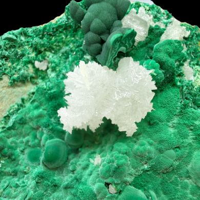 Cerussite, malachite 