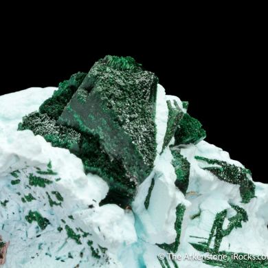 Kolwezite & Malachite ps. Dolomite on Malachite/Chrysocolla ps. Baryte
