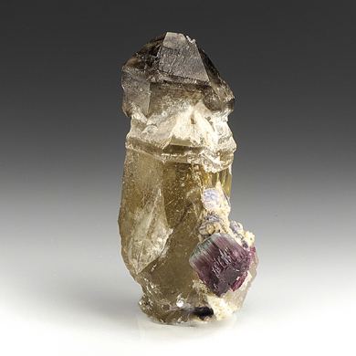 Quartz with Elbaite, Muscovite