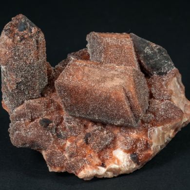 Microcline with Quartz (variety smoky)