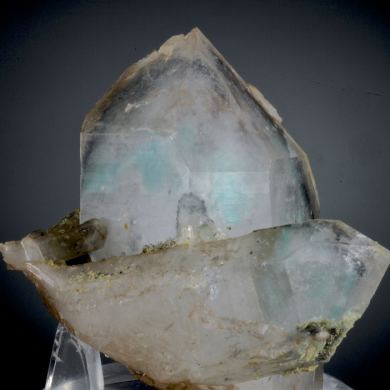Ajoite in Quartz - modern classic