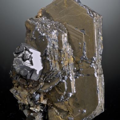 Pyrrhotite with Galena, Siderite and Sphalerite