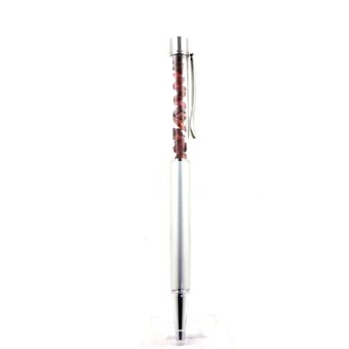 Raw Rhodolite Garnet mineral pen Madagascar.