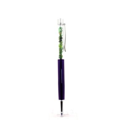 Raw Tsavorite Garnet mineral pen Tanzania.