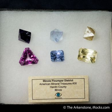Fluorite (Rough & Cut set)
