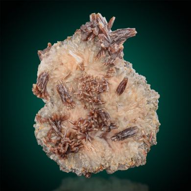 Pyromorphite  on Baryte