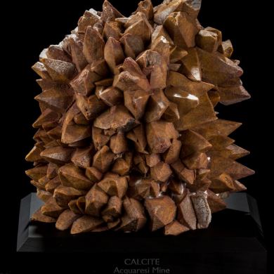 Spikey Calcite w/ Hematite from Italy