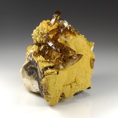 Barite with Calcite