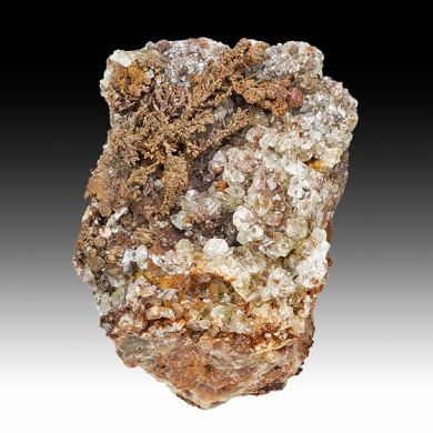 Copper with Calcite