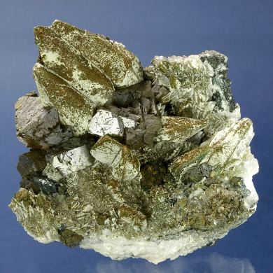 Sphalerite on Calcite with Tennantite