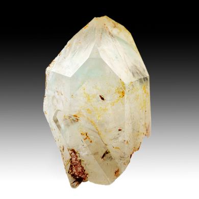 Ajoite in Quartz
