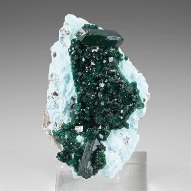 Dioptase with Chrysocolla