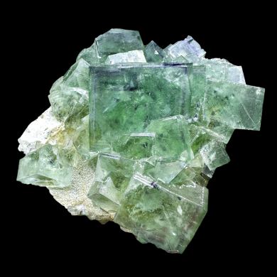Fluorite, quartz MONGOLIA
