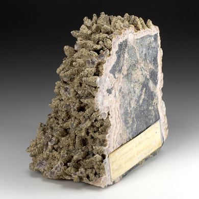 Calcite with Quartz, Rhodochrosite