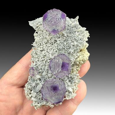 Fluorite with Quartz