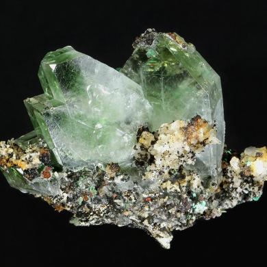 Barite and Malachite