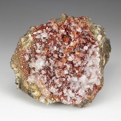 Vanadinite with Calcite