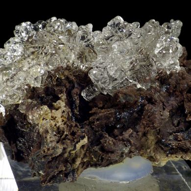 Opal var. hyalite FLUORESCENT!