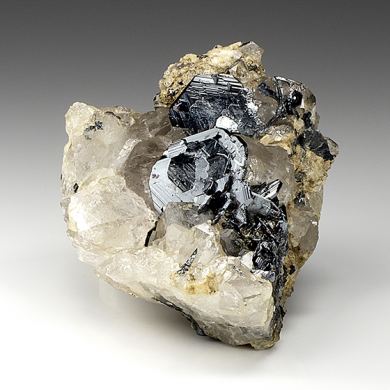 Hematite with Quartz