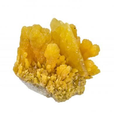 Wulfenite on Mimetite