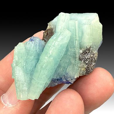 Prehnite with Graphite, Zoisite (2152)