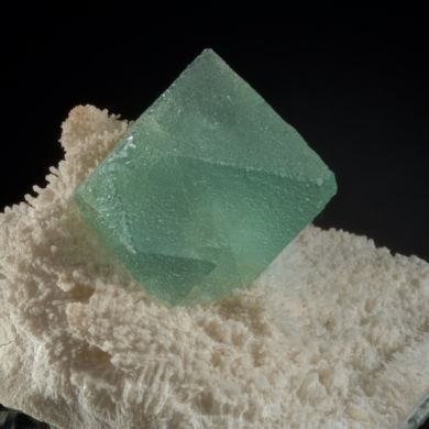 Fluorite on Quartz