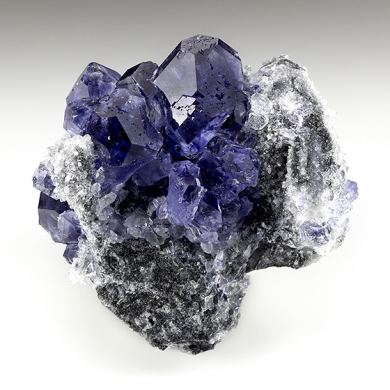 Fluorite with Quartz