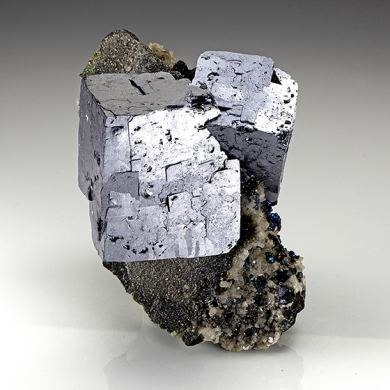 Galena with Dolomite, Chalcopyrite