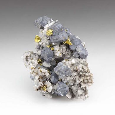 Galena with Chalcopyrite, Dolomite