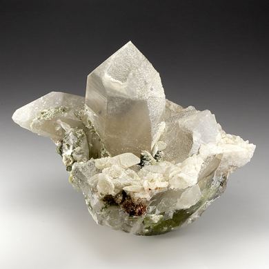 Quartz with Lepidolite