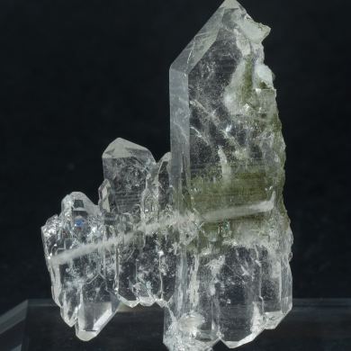 Doubly terminated Quartz (variety faden) with Chlorite