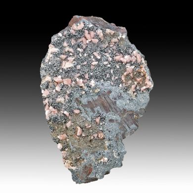 Rhodochrosite with Hematite