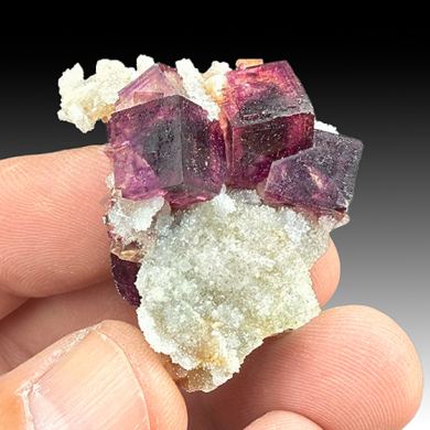 Fluorite with Quartz
