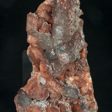 Microcline, Quartz, (variety smoky)