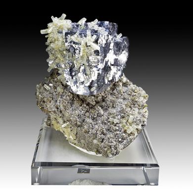 Galena with Calcite