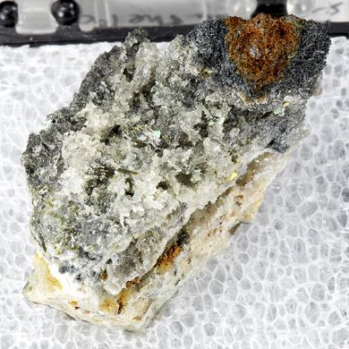 Mixite with Olivenite, Quartz, Schorl