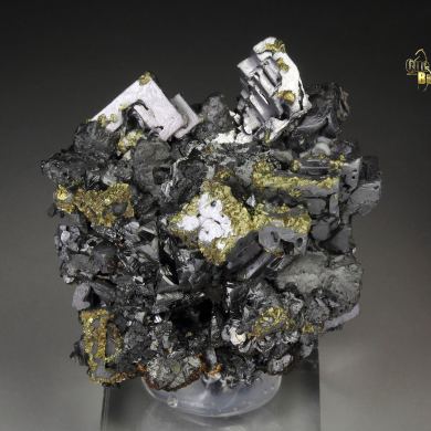 skeletal GALENA, CHALCOPYRITE