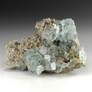Fluorite with Quartz