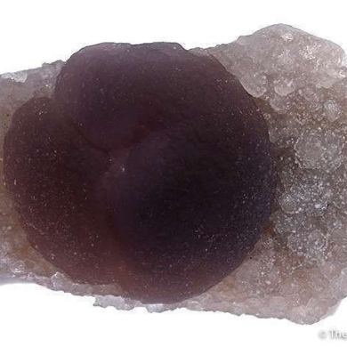 Purple Fluorite on Quartz